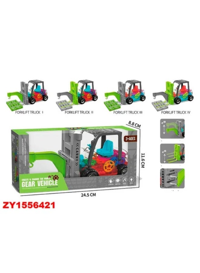 Battery Operated Transparent Forklift - Image 2